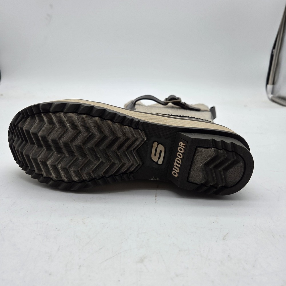 Skechers Outdoor Boots Womens Size 8 Brown Faux Fur Lined Zip Snow Winter 47581 - Picture 14 of 15